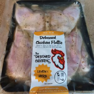 Lemon and Herb - Whole Deboned Flattie Chicken